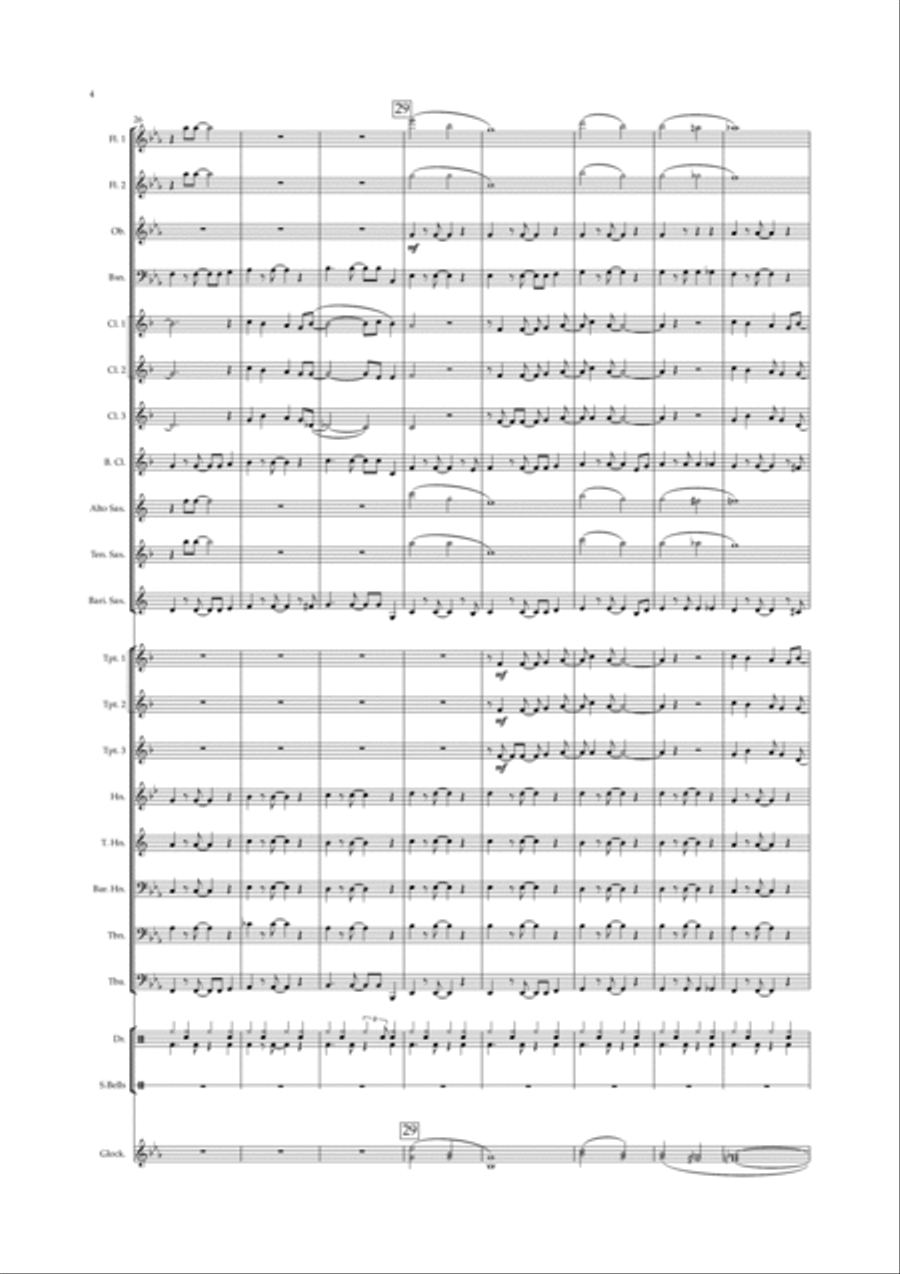 Underneath The Tree Concert Band scores gallery preview page 4