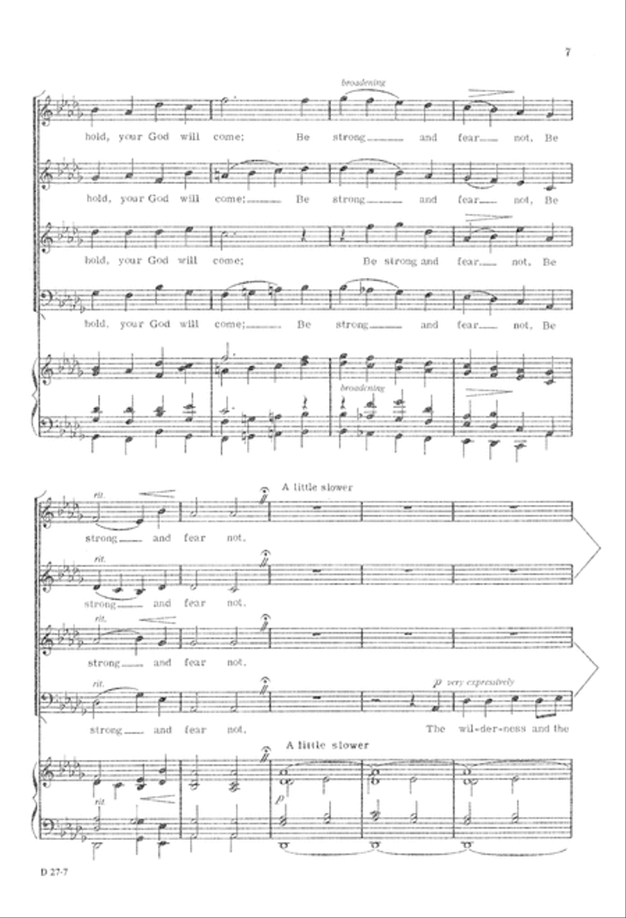 The Desert Shall Rejoice 4-Part scores gallery preview page 8