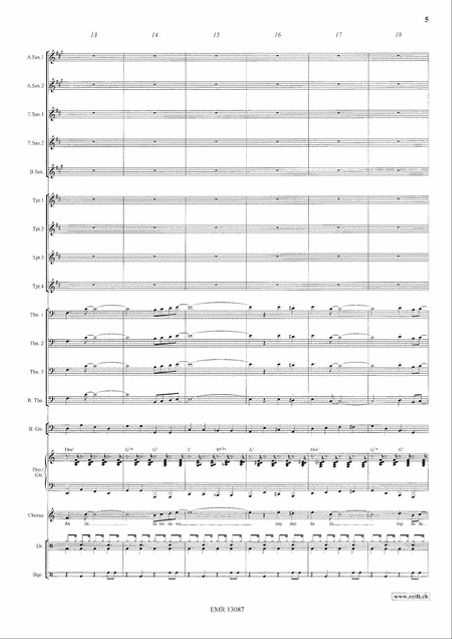 Swing And Jive Big Band scores gallery preview page 6