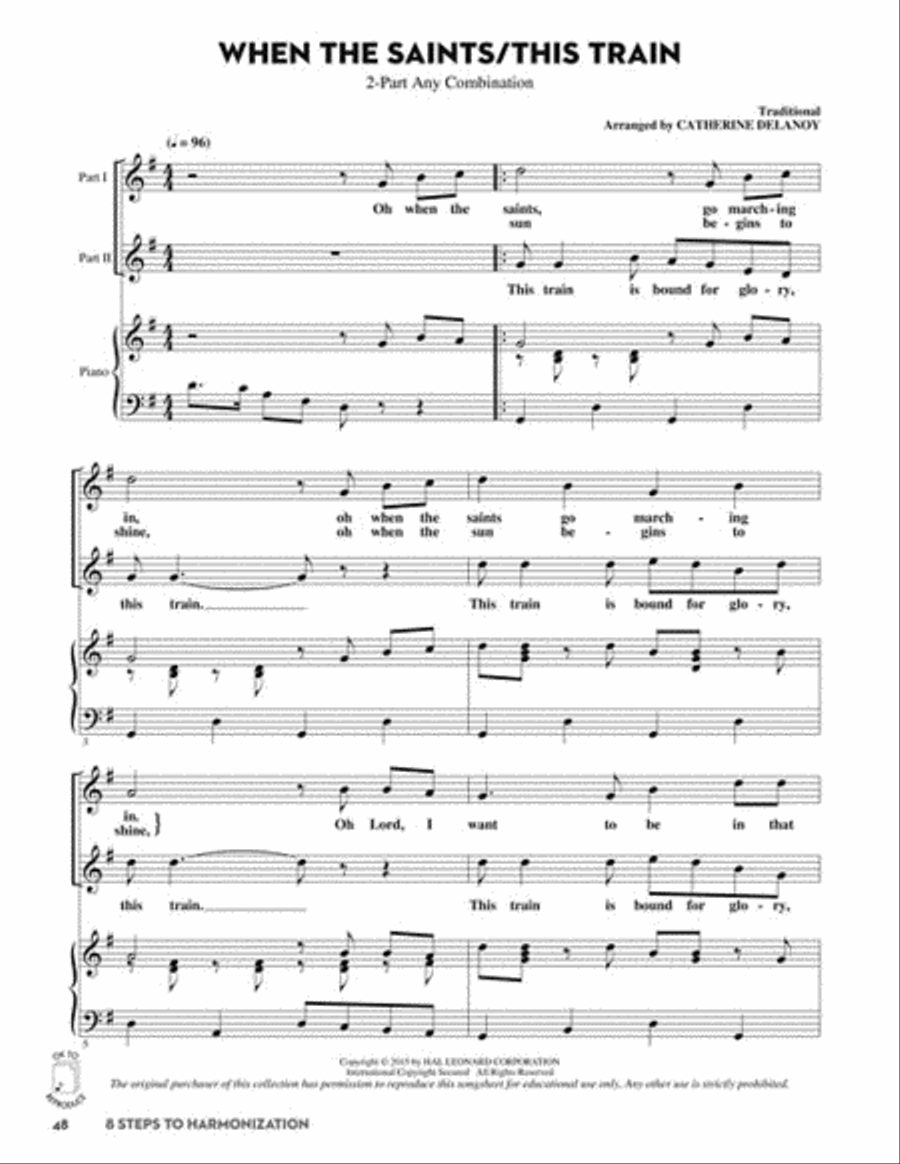 8 Steps to Harmonization Choir scores gallery preview page 6