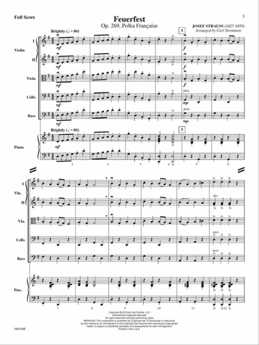 Feuerfest String Orchestra scores gallery preview page 2