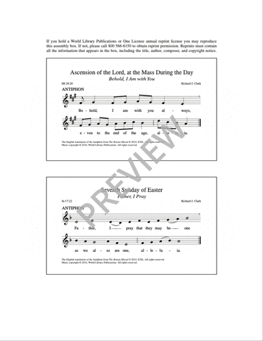 Communion Antiphons for Easter