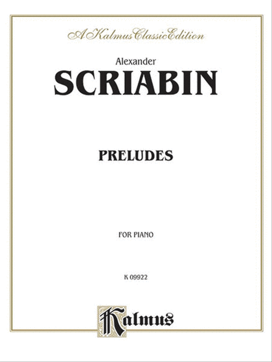 Preludes Preludes Piano Solo scores gallery preview page 1