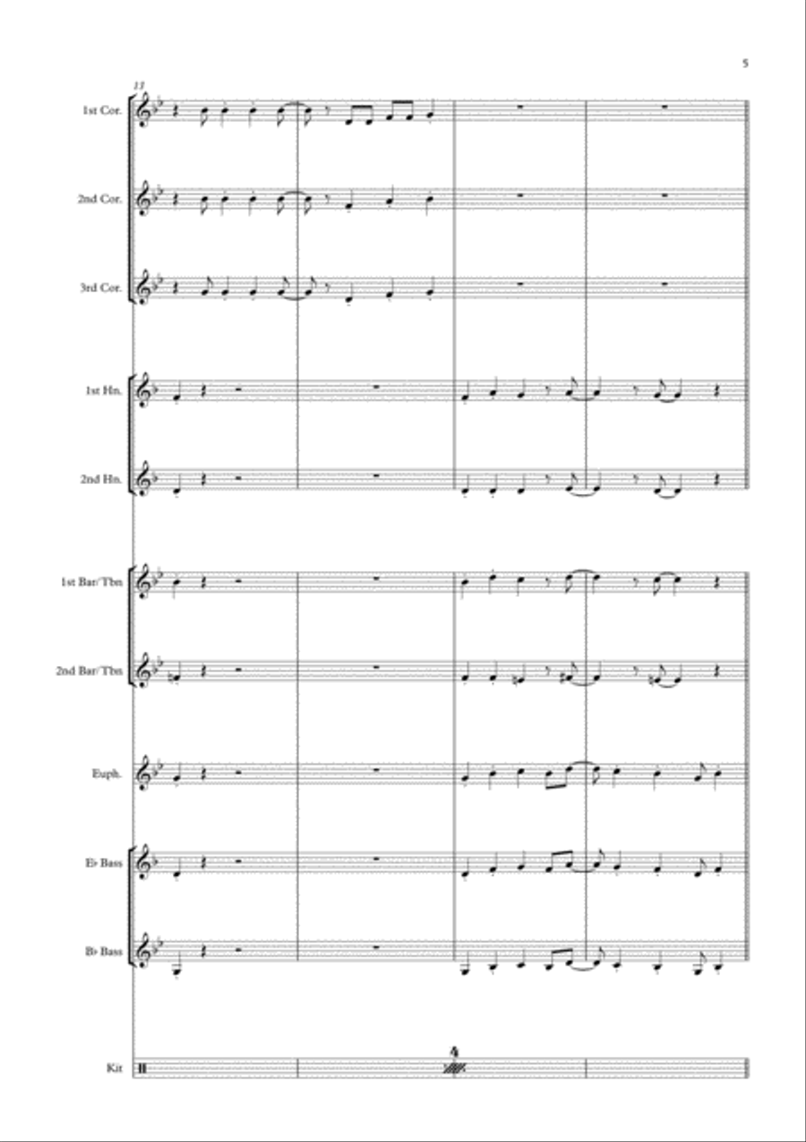 Happy Large Ensemble scores gallery preview page 5