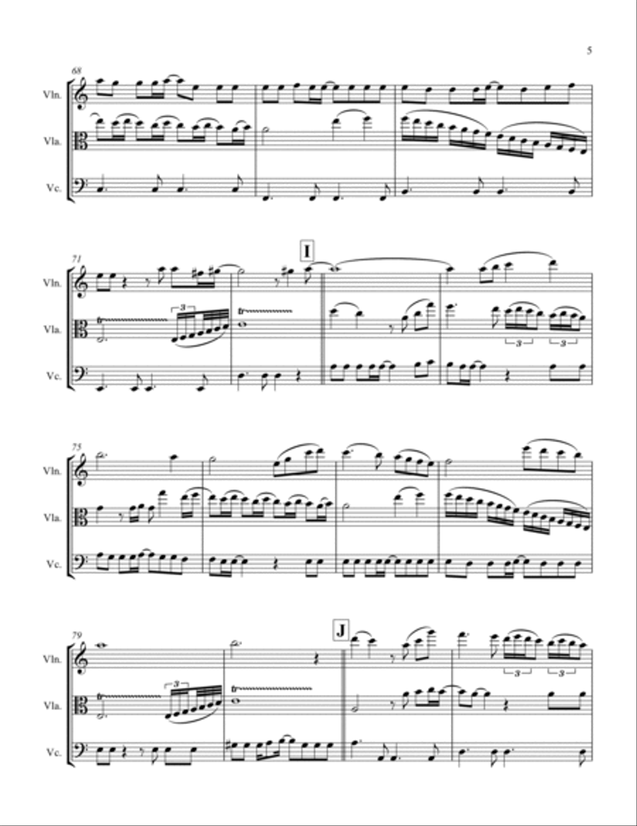 I Will Survive String Trio scores gallery preview page 5