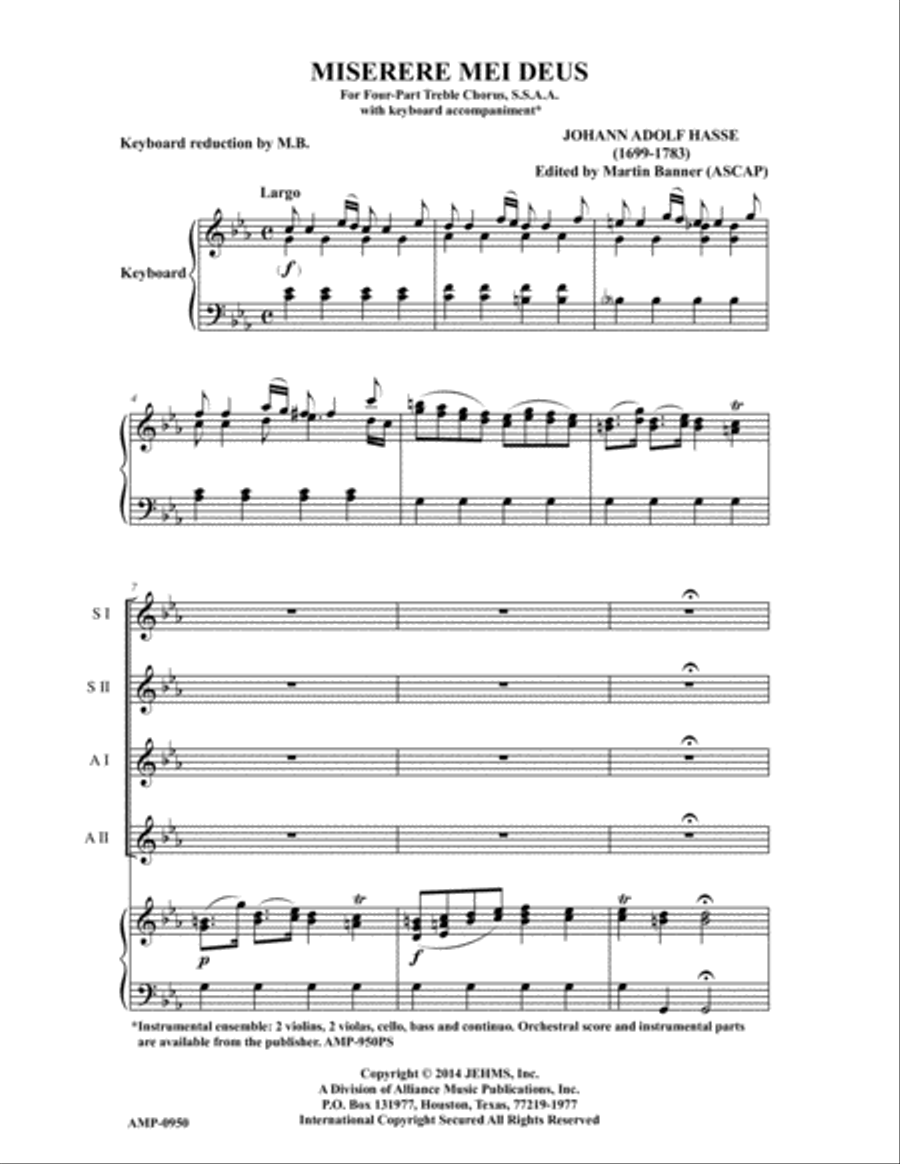 Miserere Mei Deus SSAA scores gallery preview page 9