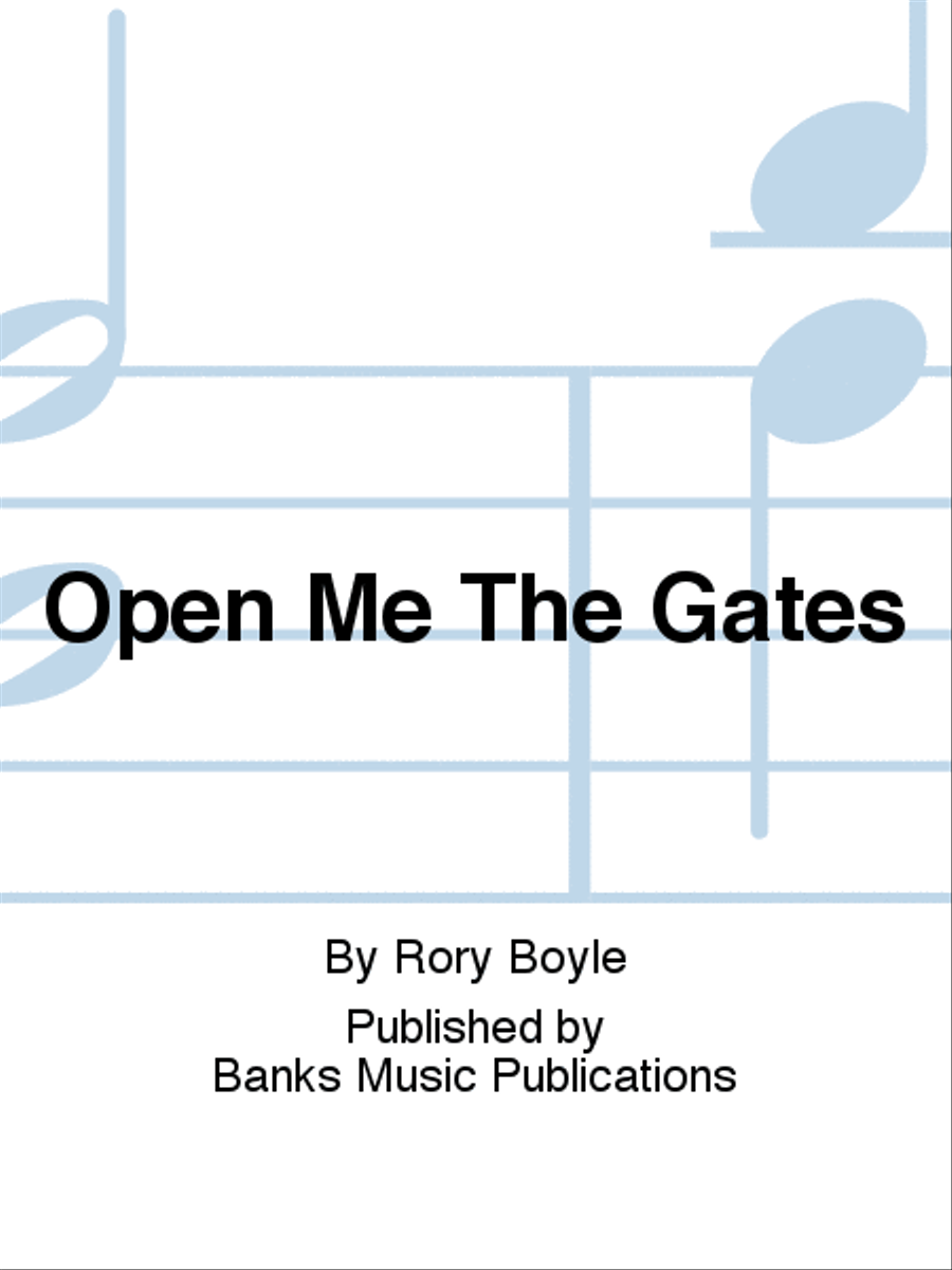 Open Me The Gates Open Me The Gates SSA scores gallery preview page 1