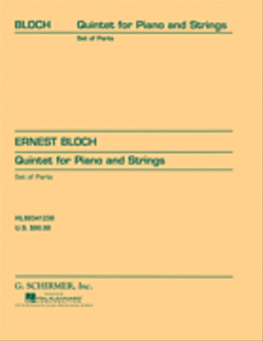 Quintet Piano Quintet scores gallery preview page 1