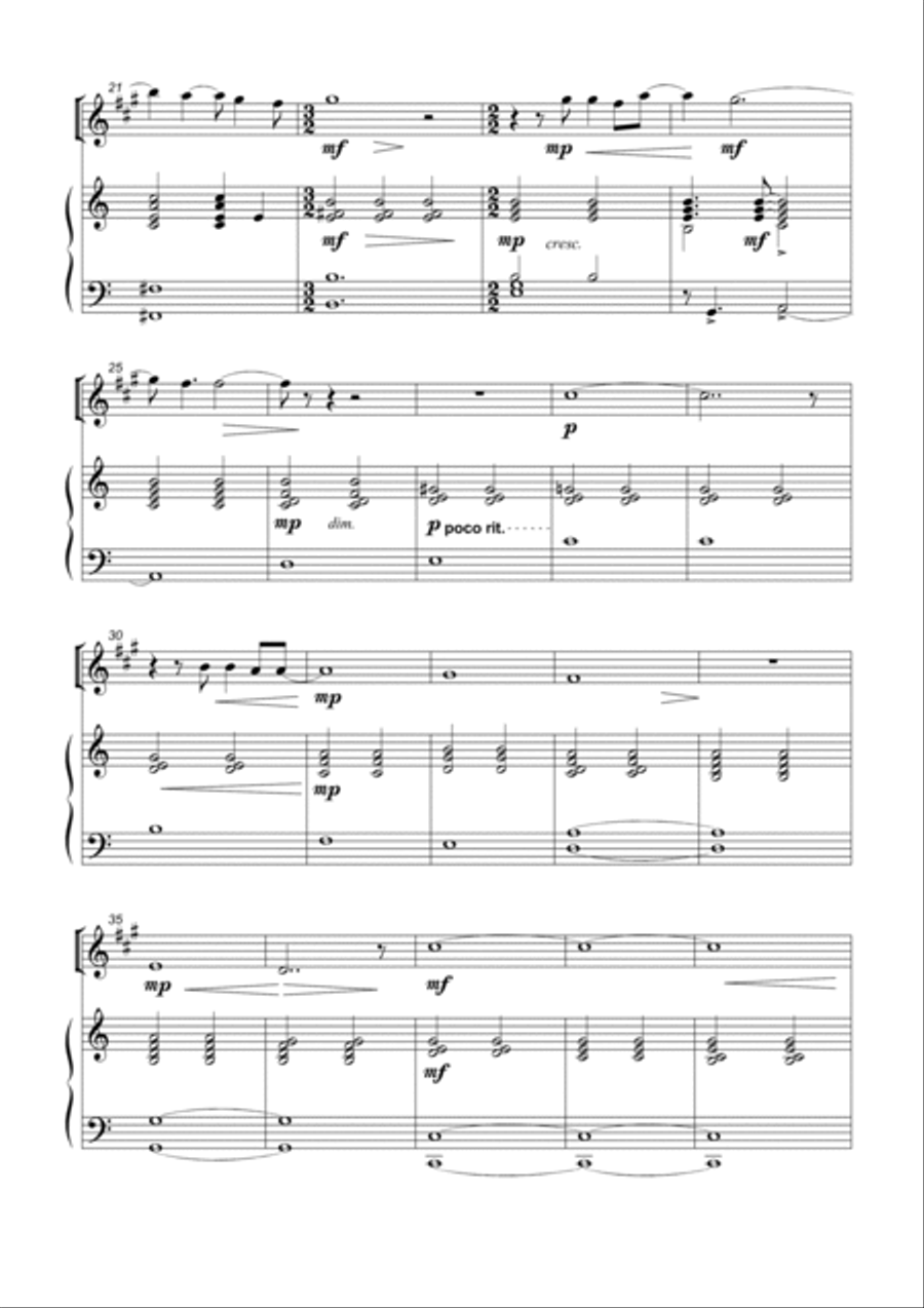 Your Name A Thousand Times Woodwind Duet scores gallery preview page 2