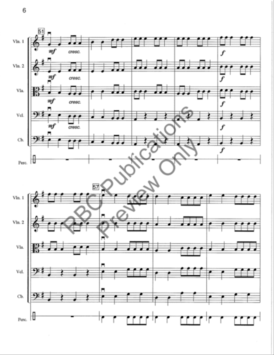 We Three Kings Rock (Score) String Orchestra scores gallery preview page 9