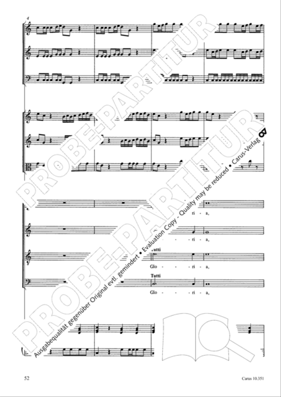 Magnificat Magnificat 4-Part scores gallery preview page 53