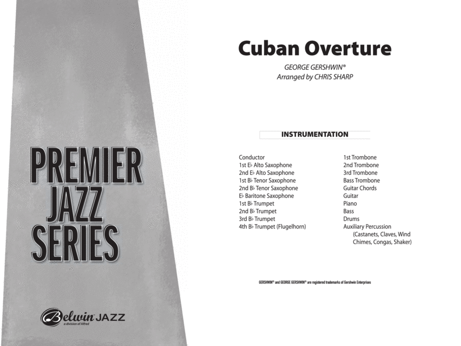 Cuban Overture: Score Jazz Ensemble scores gallery preview page 1