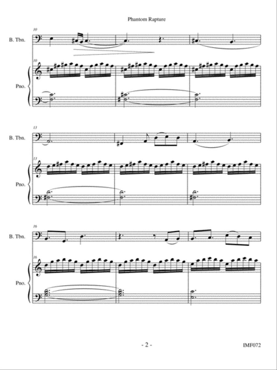 Phantom Rapture Trombone scores gallery preview page 3