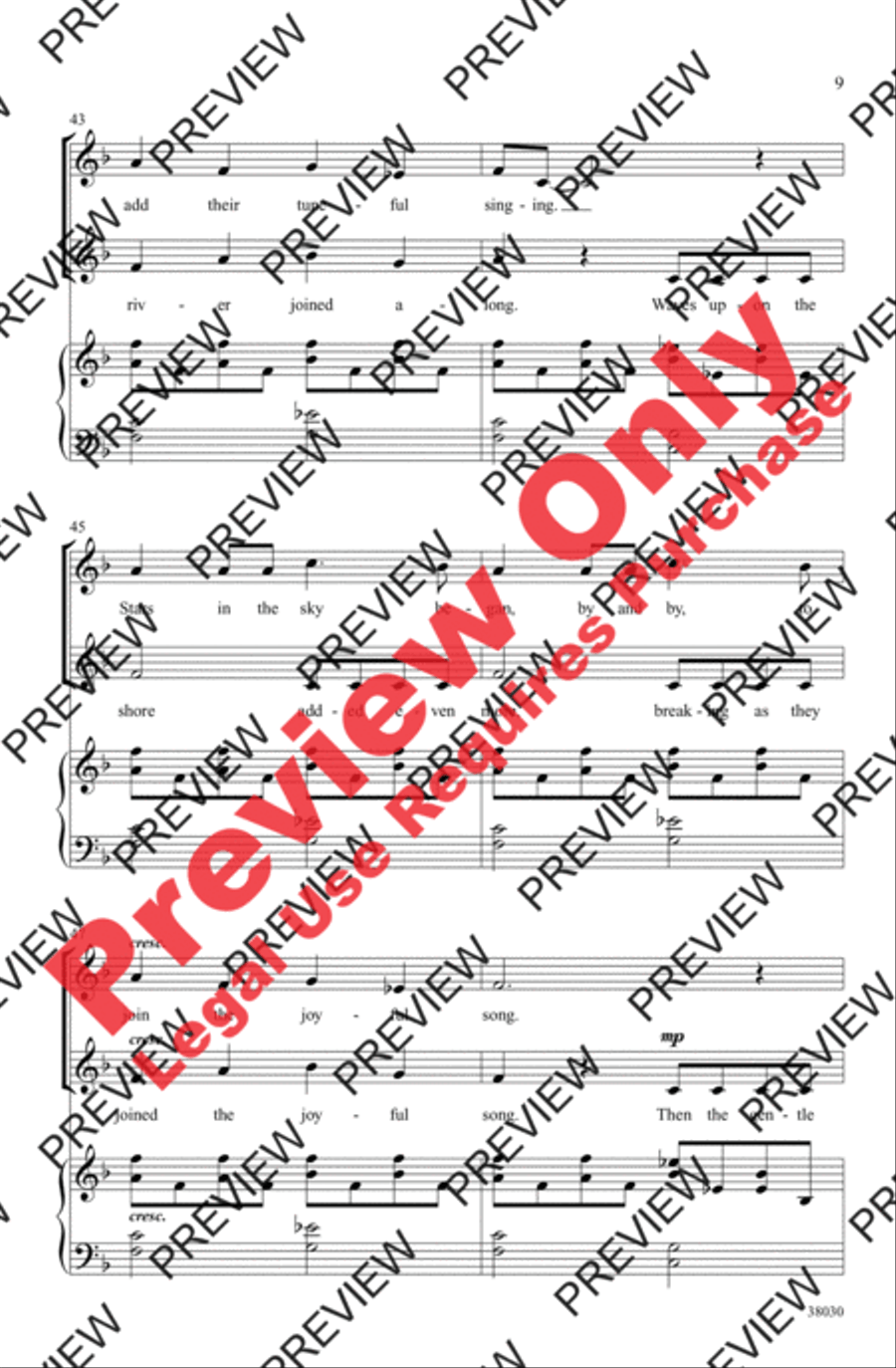 Everyone Sang Everyone Sang 3-Part scores gallery preview page 9
