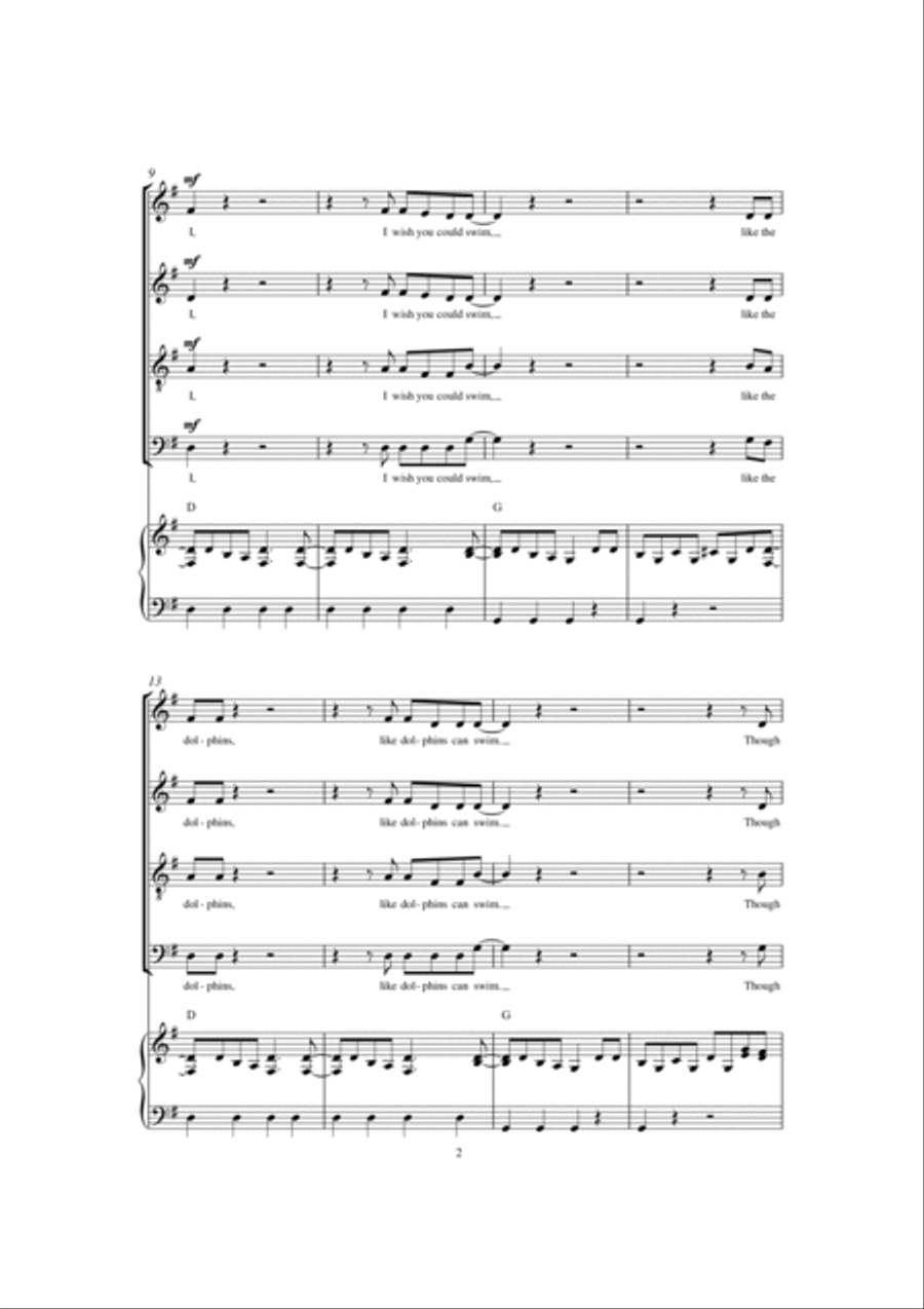 Heroes (arr. Barrie Carson Turner) 4-Part scores gallery preview page 2