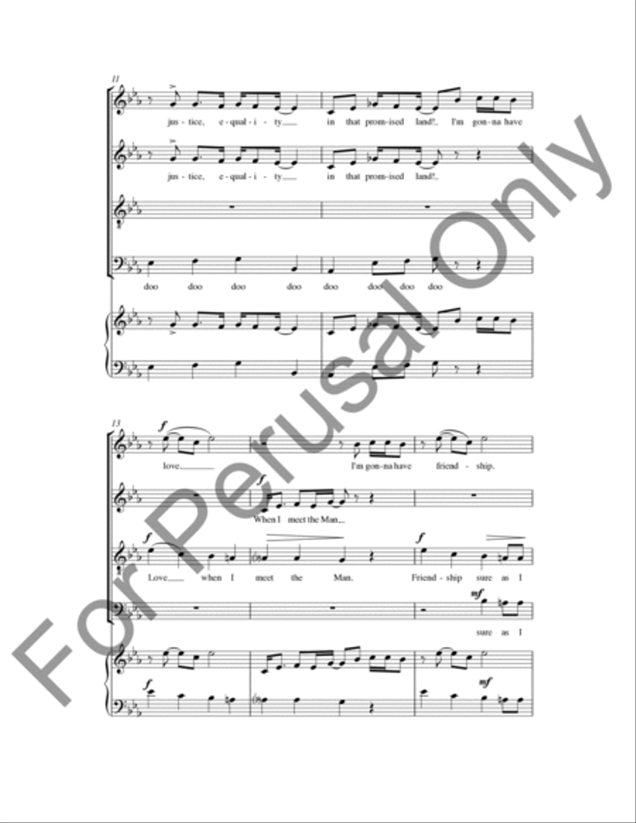 In That Promised Land 4-Part scores gallery preview page 4