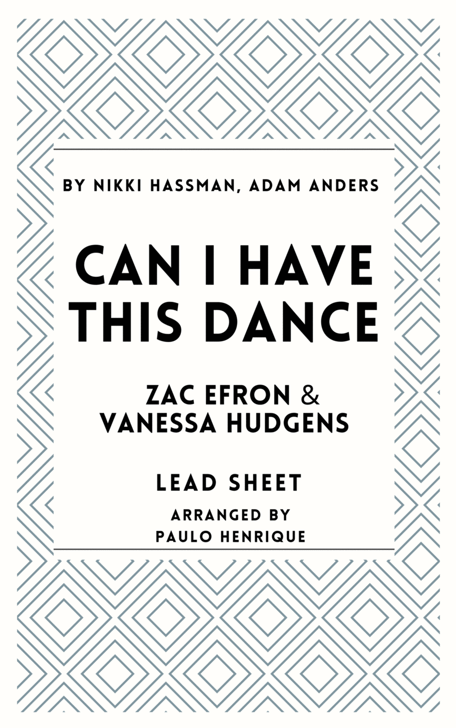 Can I Have This Dance Easy Piano scores gallery preview page 1