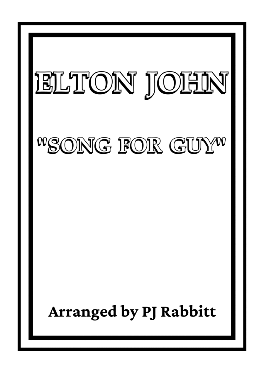 Song For Guy Easy Piano scores gallery preview page 1