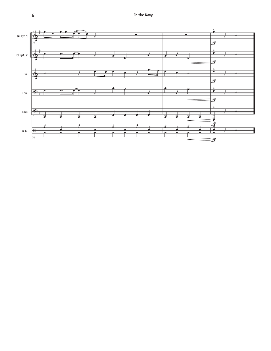 In The Navy Horn scores gallery preview page 6