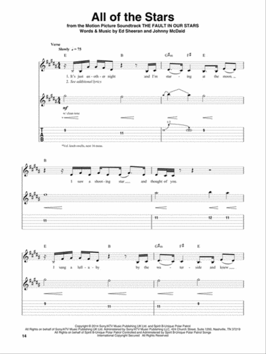 Ed Sheeran Ed Sheeran Electric Guitar scores gallery preview page 4