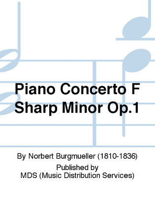 Piano Concerto F sharp minor op.1