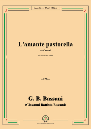 G. B. Bassani-L'amante pastorella,in C Major