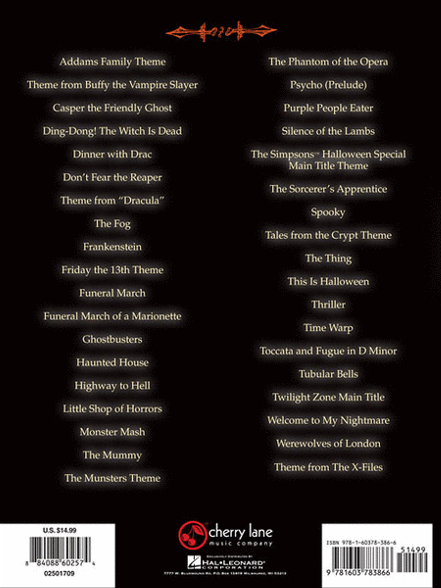 Halloween Spooktacular Piano, Vocal, Guitar scores gallery preview page 2