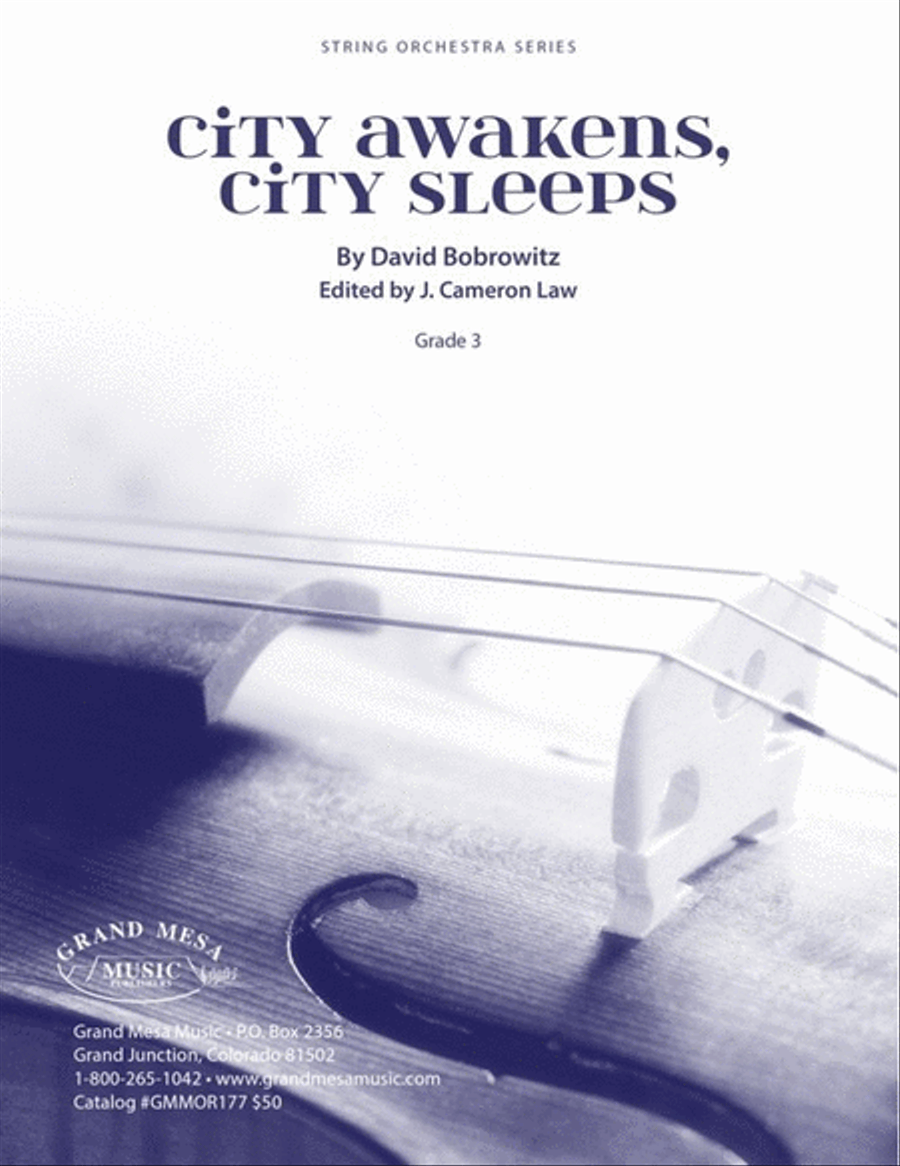 City Awakens City Sleeps So3 Sc/Pts String Orchestra scores gallery preview page 1