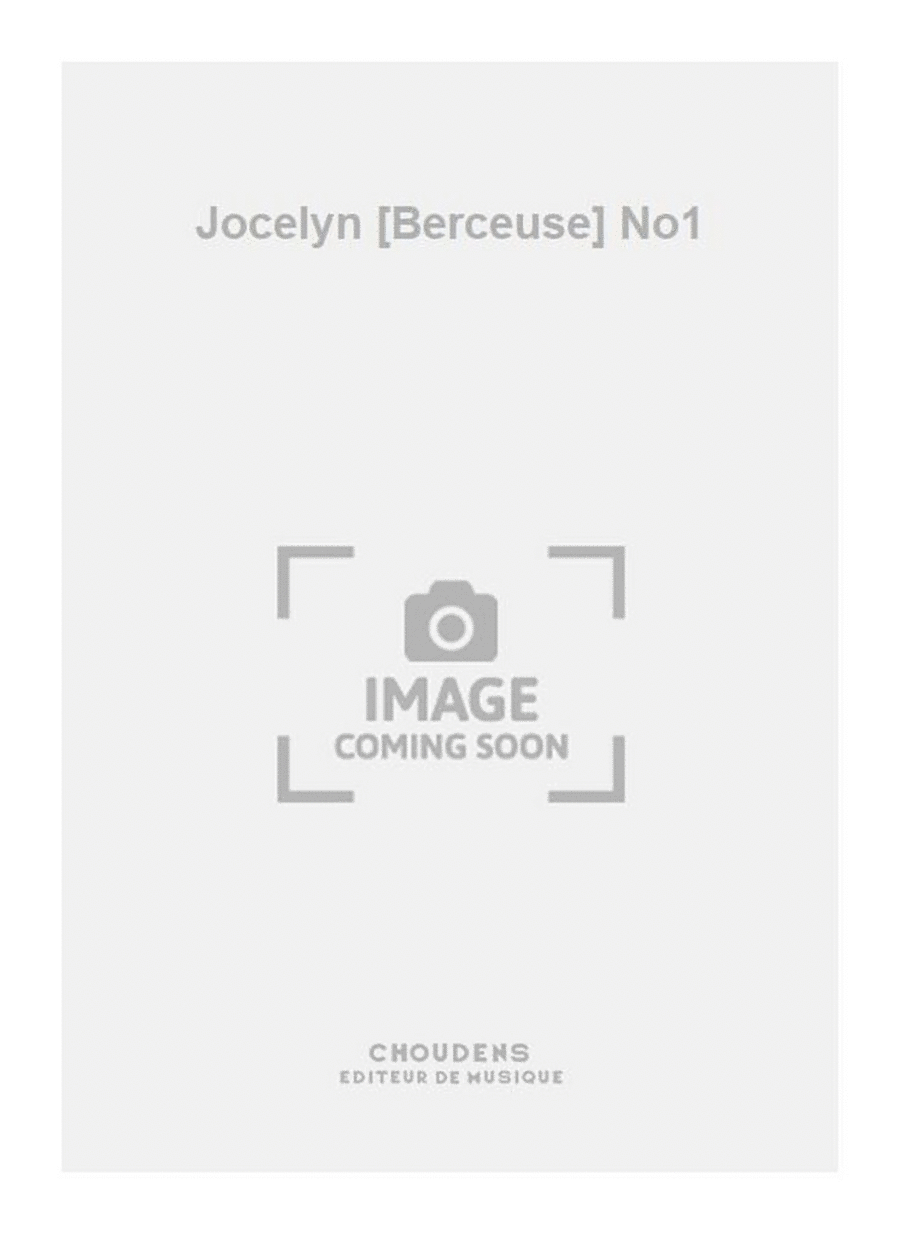 Jocelyn [Berceuse] No1 Baritone Horn scores gallery preview page 1