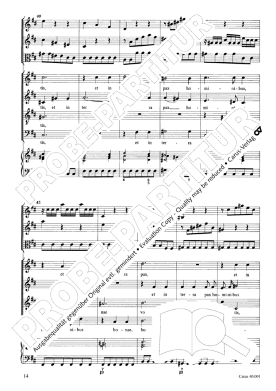 Gloria in D SSA scores gallery preview page 21