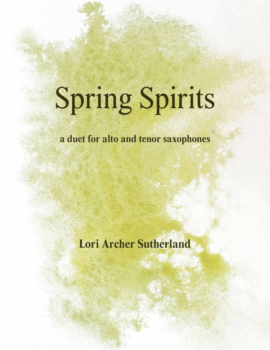 Spring Spirits Tenor Saxophone scores gallery preview page 1