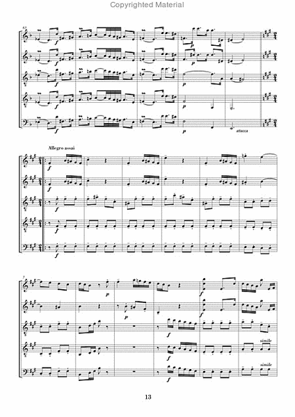 Sinfonie A-Dur, Wq 182 Nr. 4 fur Zupforchester