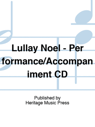 Book cover for Lullay Noel - Performance/Accompaniment CD