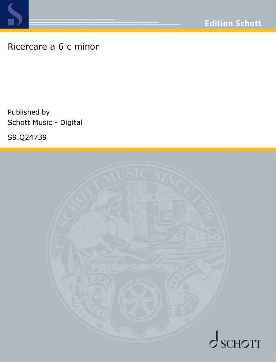 Ricercare a 6 c minor