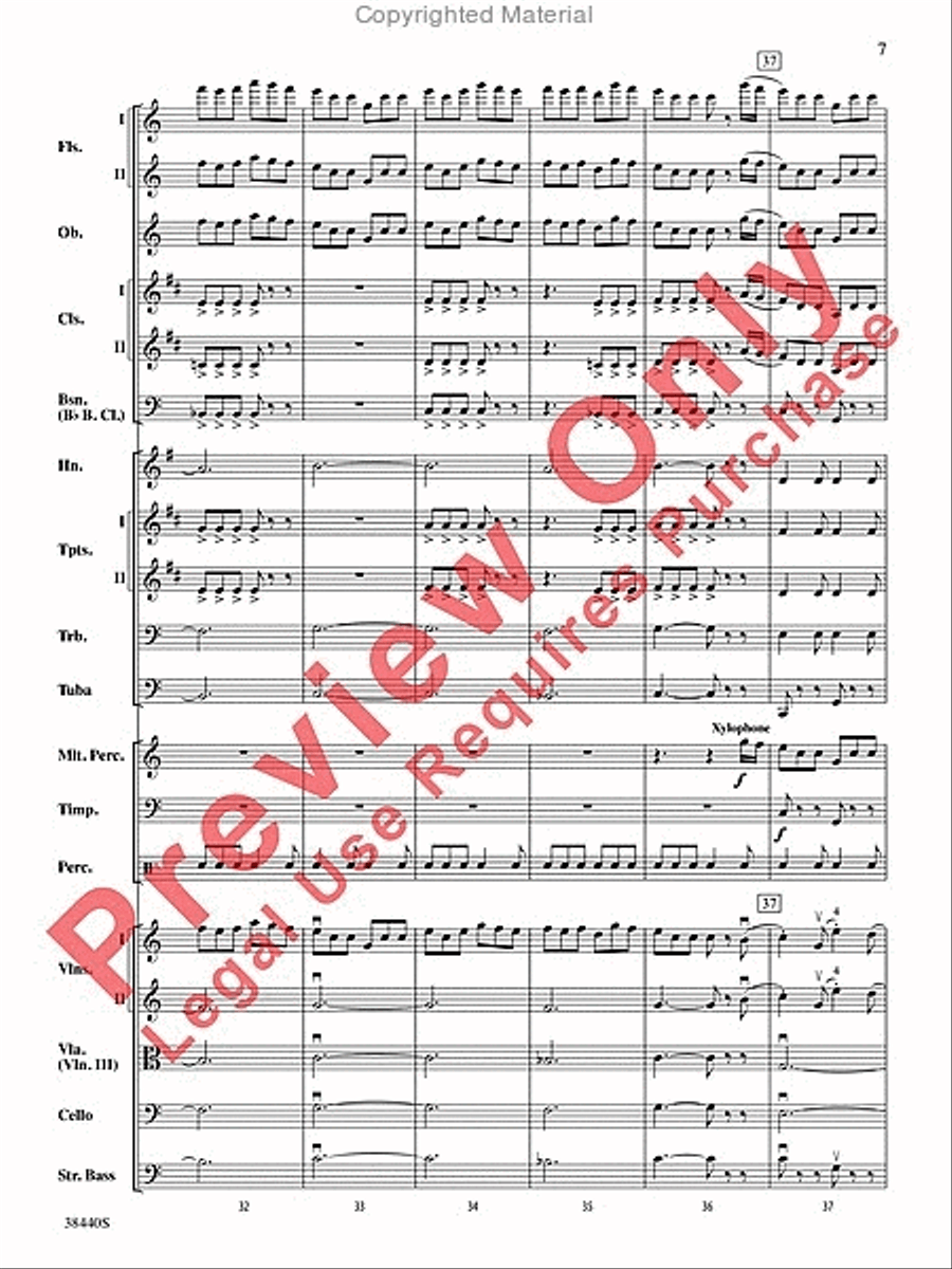 Leroy Anderson's Irish Suite, Part 1 (Themes from) Full Orchestra scores gallery preview page 8