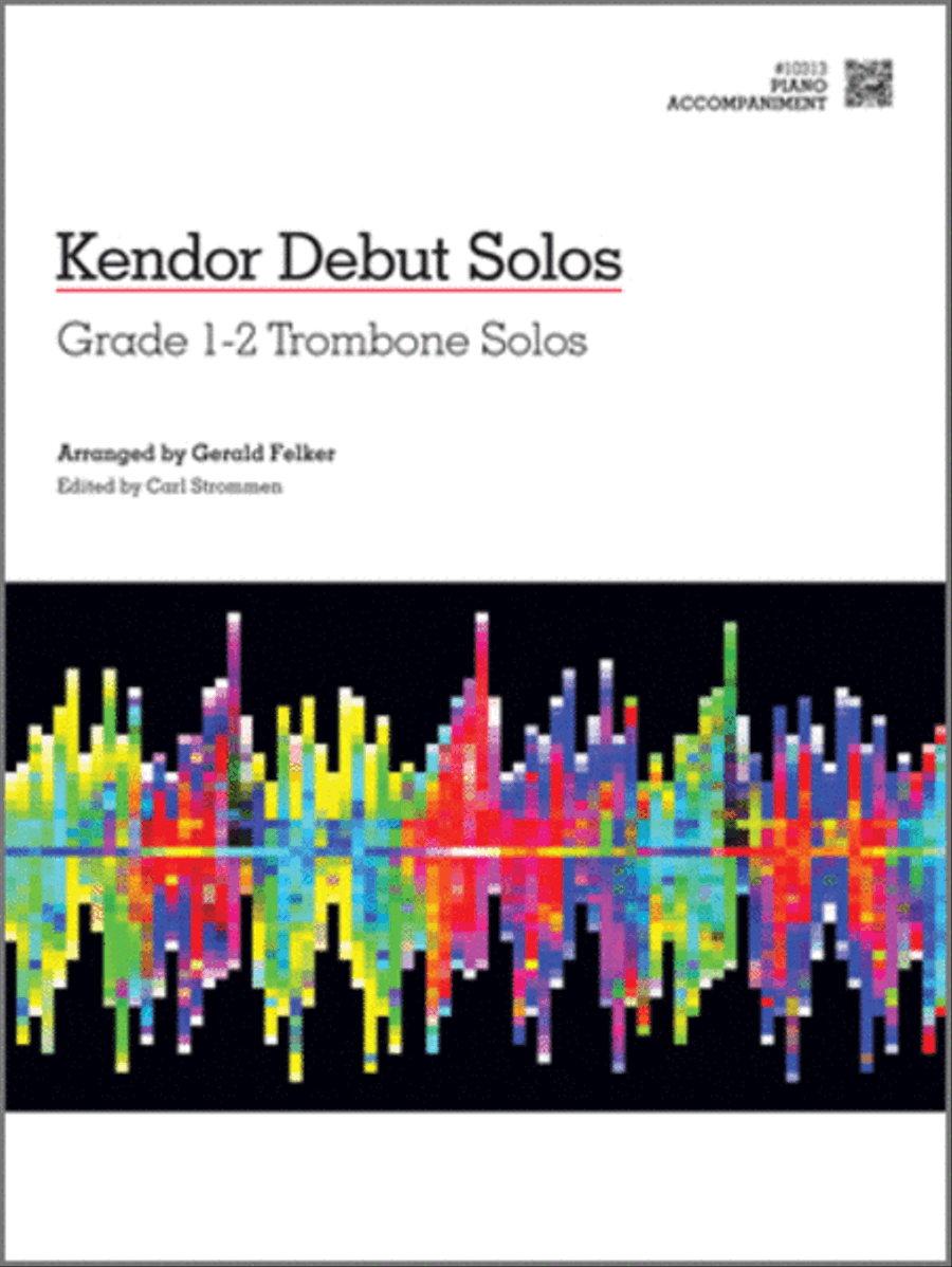 Kendor Debut Solos - Trombone - Piano Accompaniment Trombone scores gallery preview page 1