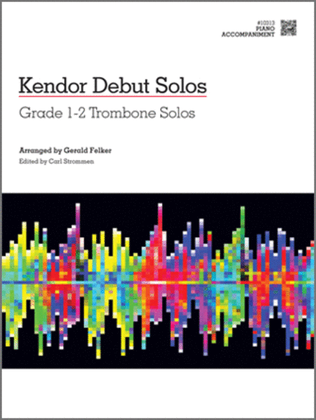 Book cover for Kendor Debut Solos - Trombone - Piano Accompaniment