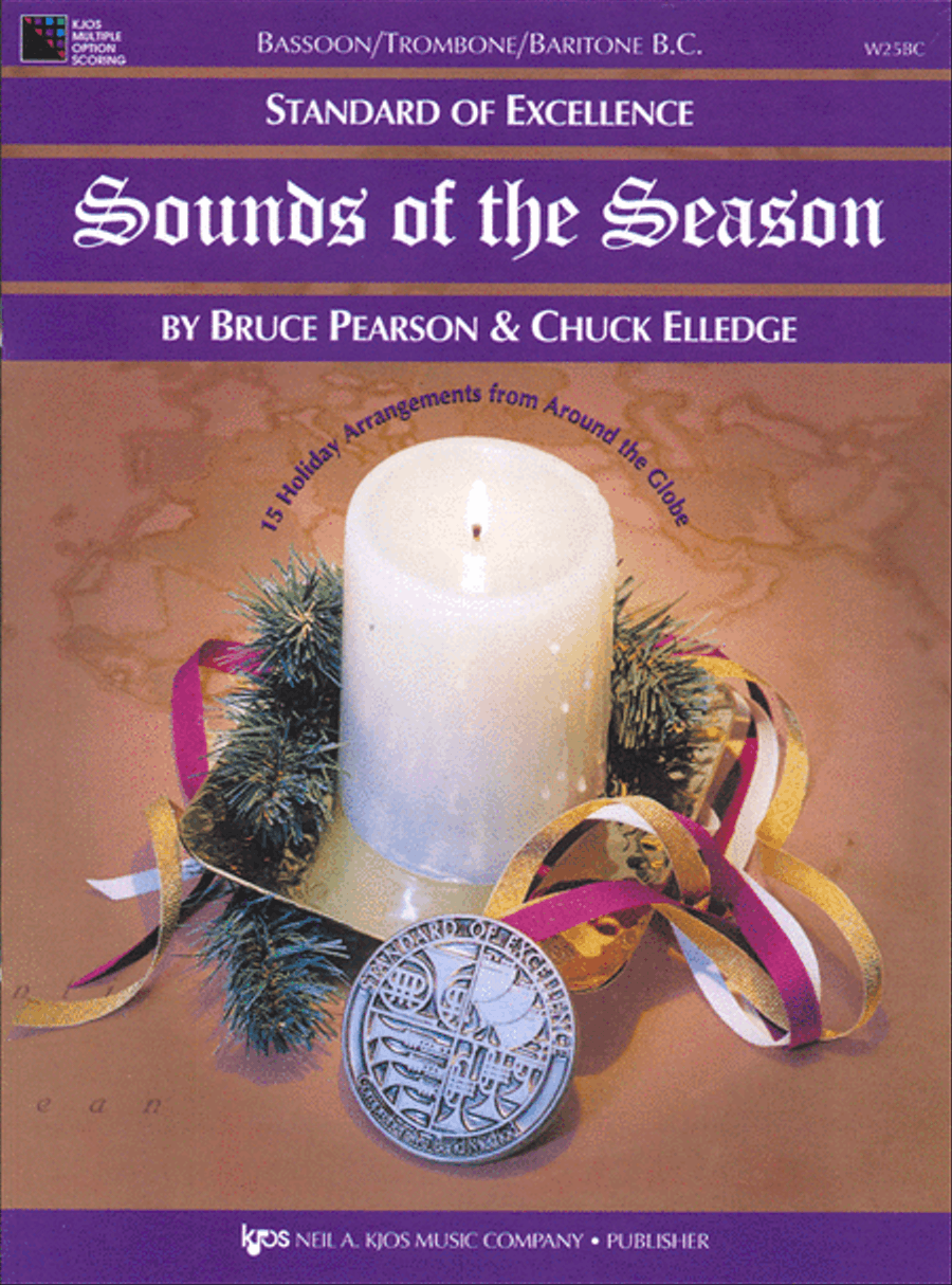Standard of Excellence: Sounds of the Season-Bassoon/Trombone/Baritone B.C. Concert Band Methods scores gallery preview page 1