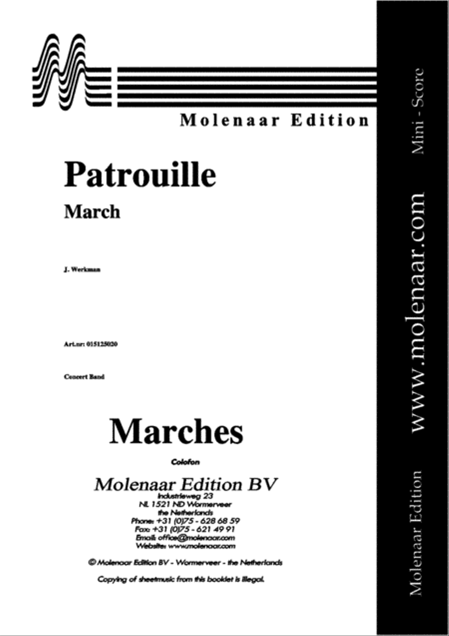 Patrouille Concert Band scores gallery preview page 2