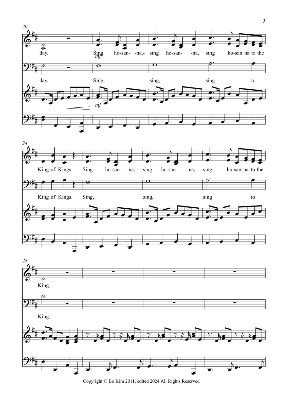 Give Me Oil In My Lamp Give Me Oil In My Lamp 3-Part scores gallery preview page 3