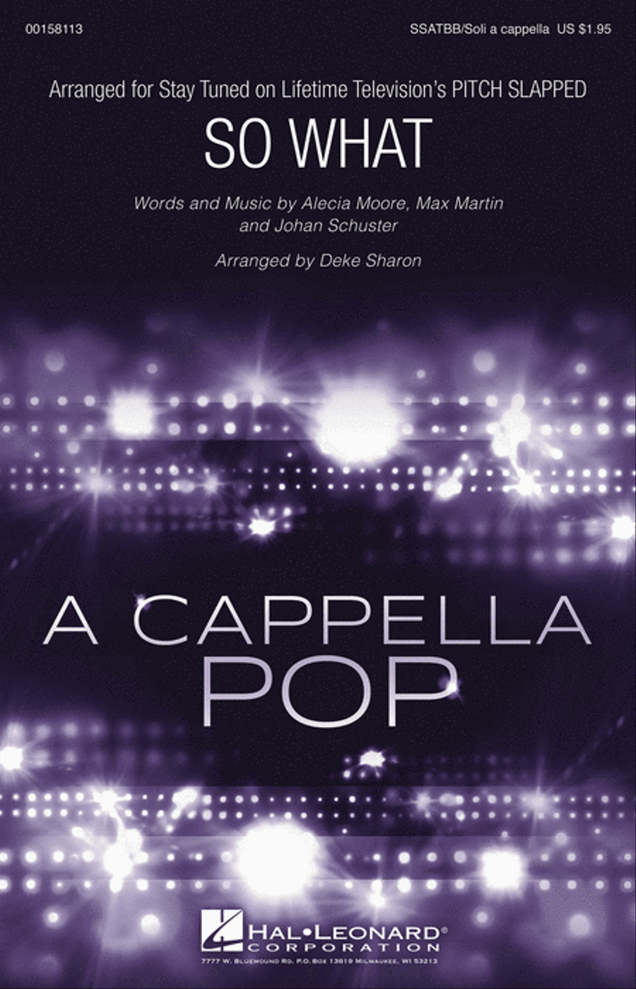 So What A Cappella scores gallery preview page 1