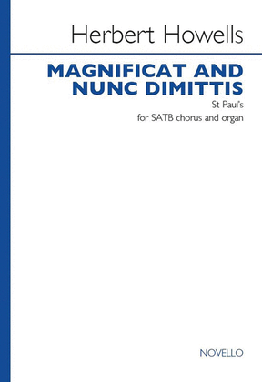 Book cover for Magnificat and Nunc Dimittis – St. Paul's
