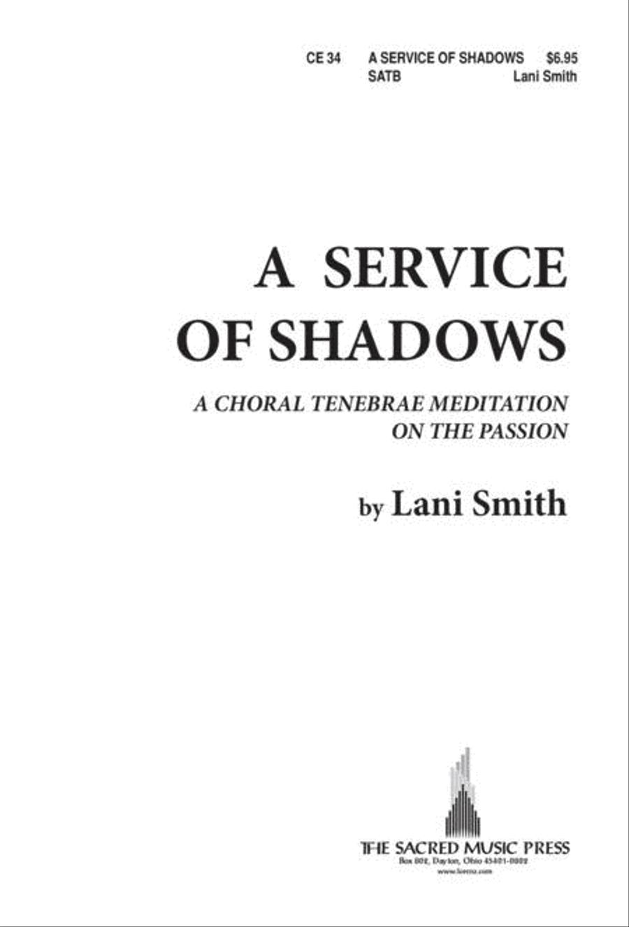 A Service of Shadows 4-Part scores gallery preview page 1