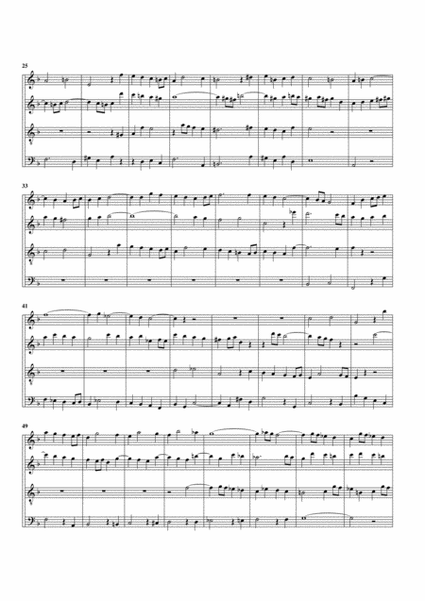 Fugue, Op.37 no.3/II (arrangement for 4 recorders)