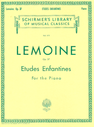 Book cover for Etudes Enfantines, Op. 37