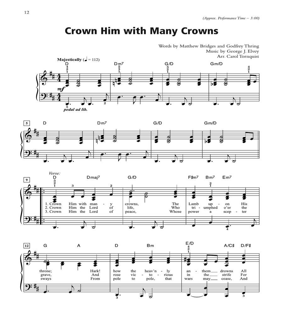 Hymns in Praise Style Piano Solo scores gallery preview page 3
