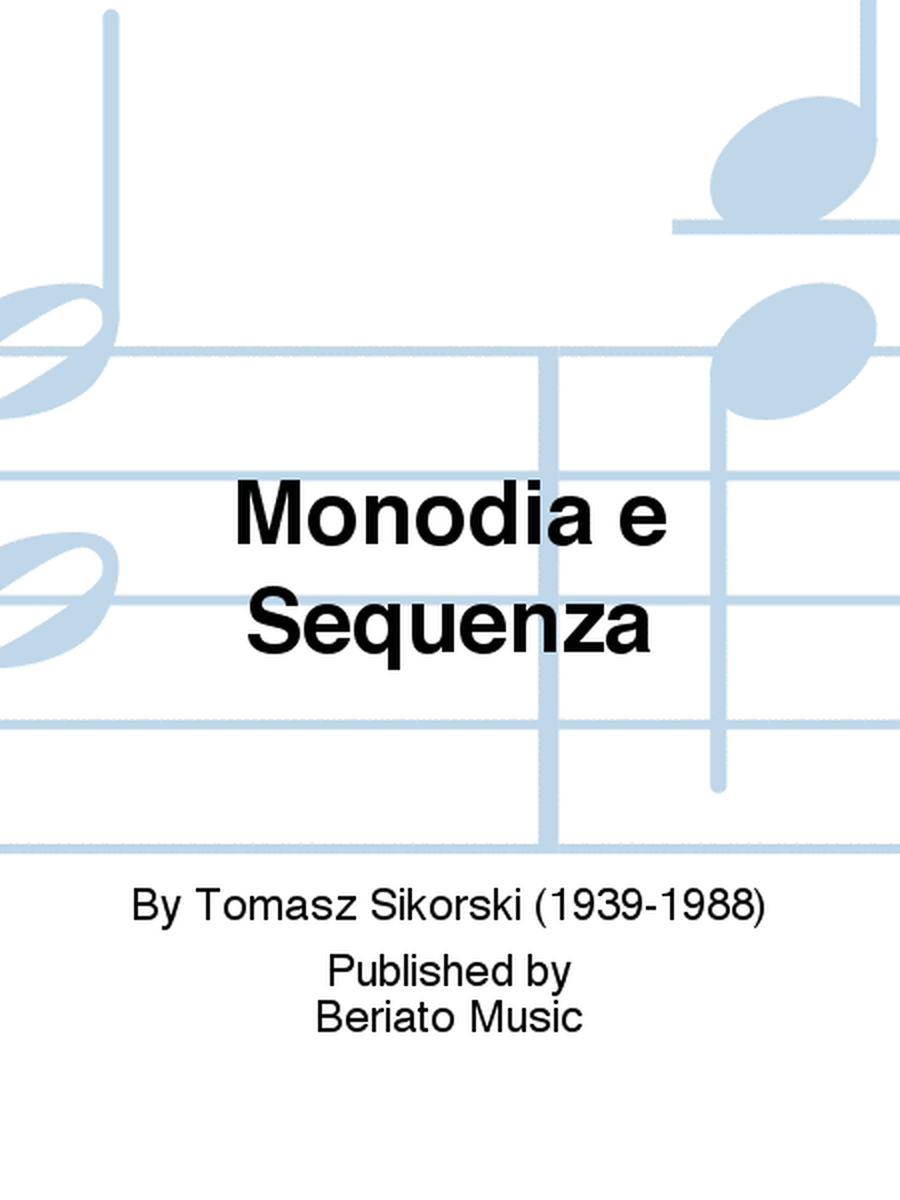 Monodia e Sequenza