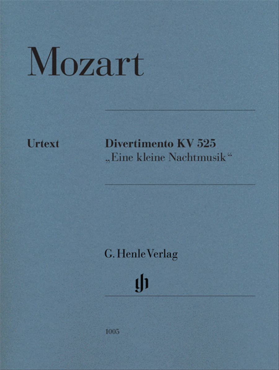 Divertimento K525 “Eine kleine Nachtmusik” String Quartet scores gallery preview page 1