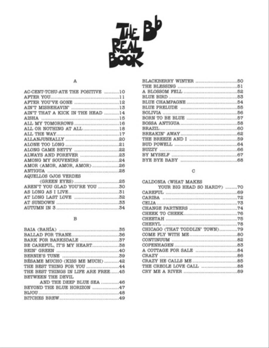 The Real Book - Volume 3