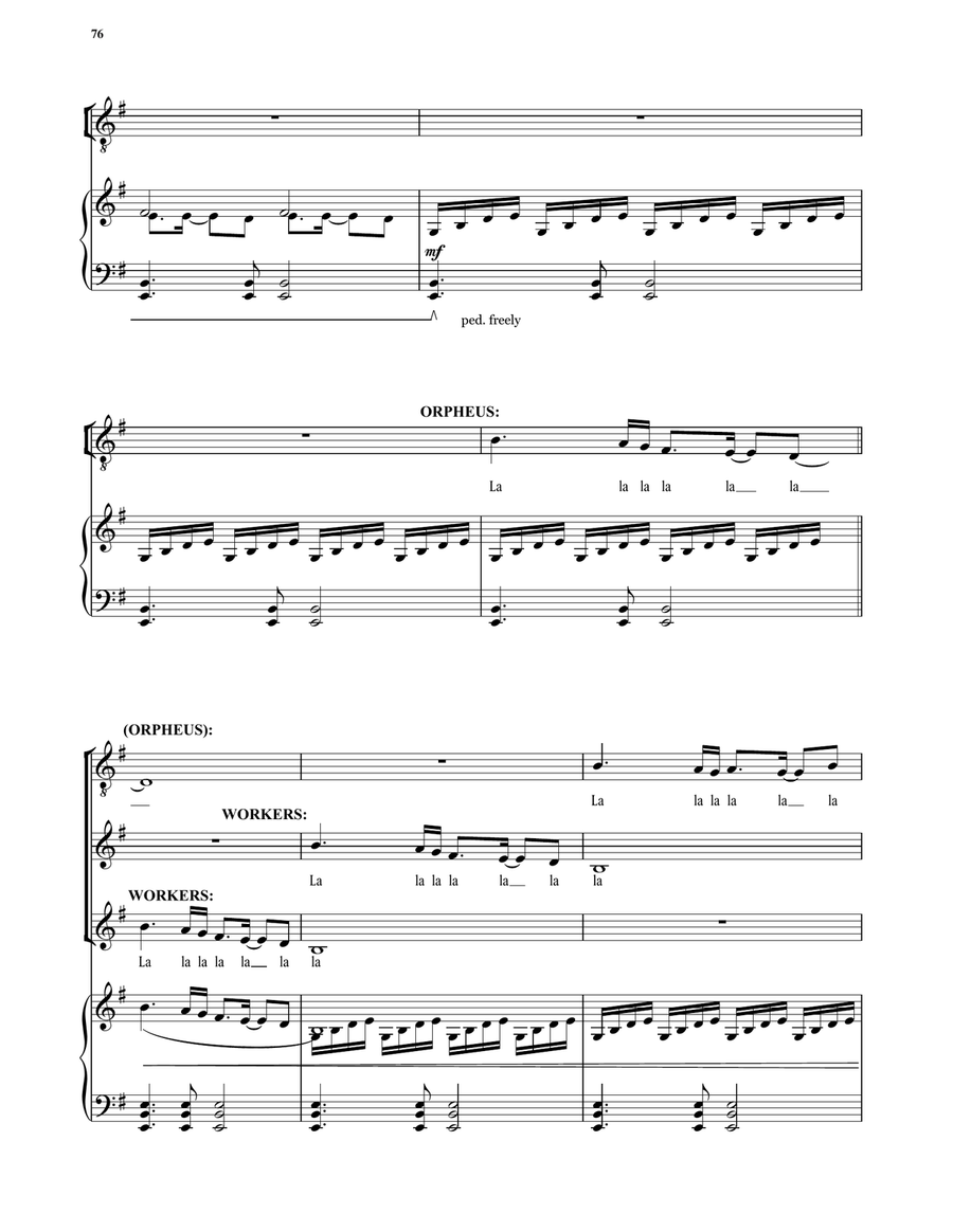 Wait For Me (from Hadestown) Voice scores gallery preview page 6